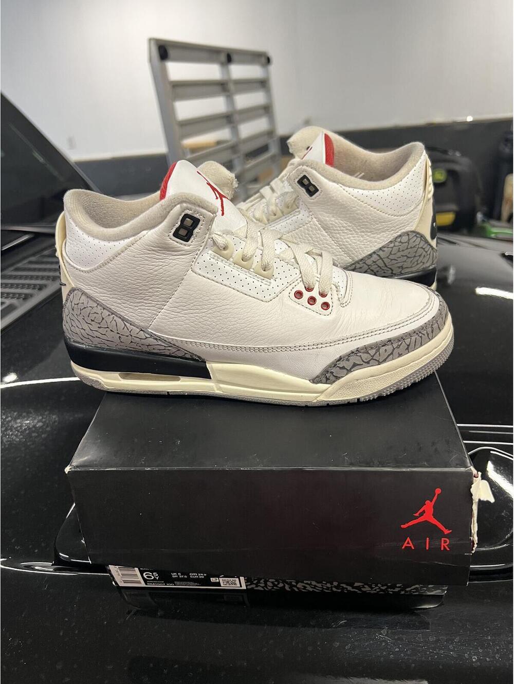 Air Jordan 3 Retro GS 'White Cement Reimagined'